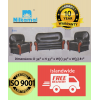 Nilkamal Teak Wood Sofa DIANA 3+1+1  - island wide Free Home Delivery - With 10 Years Warranty