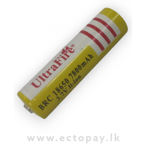 UltraFire RECHARGEABLE Ni-Cd BATTERY  BRC 18650 7800mAh 3.7V 