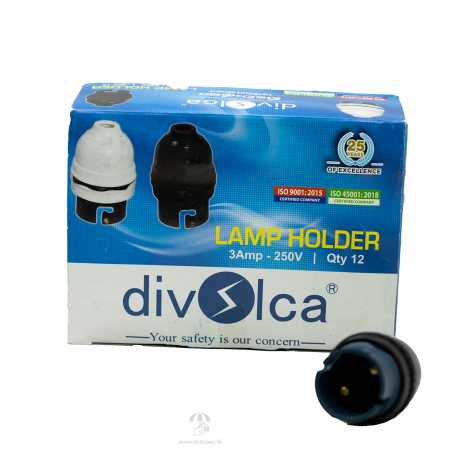 DIVOLCA LAMP HOLDER 3Amp -250v