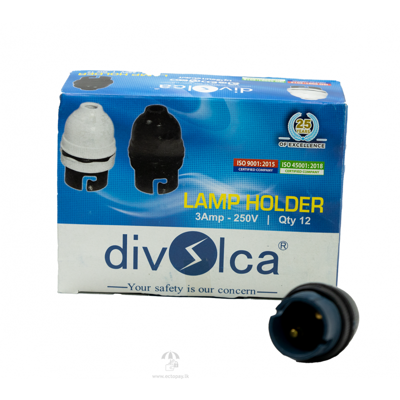 DIVOLCA LAMP HOLDER 3Amp ...