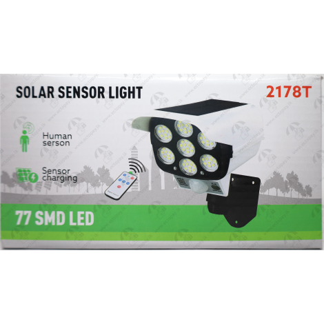 SOLAR SENSOR LIGHT 77SMD LED 2178T