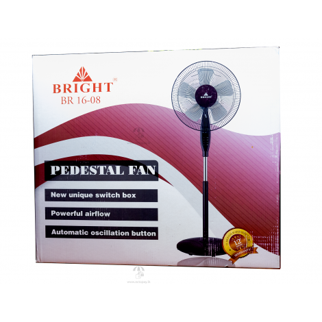 BRIGHT STAND FAN 16" BR 16-08