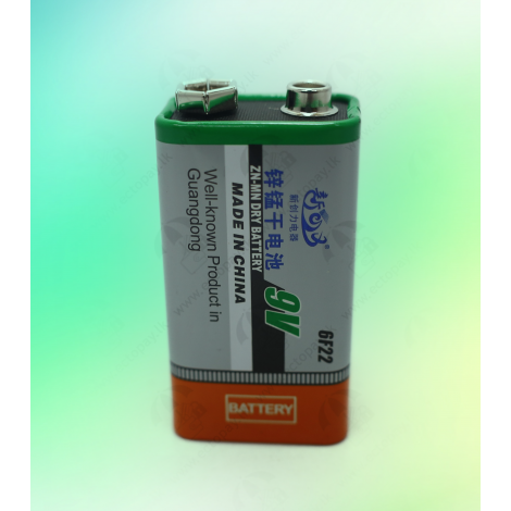 ZN-MN DRY BATTERY 6F22 9V