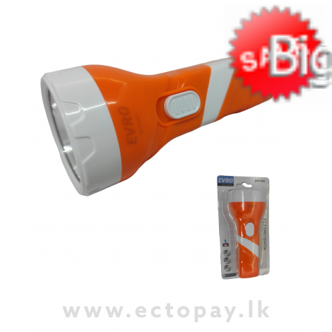 EVRO RECHARABLE TORCH 1W EVT-001