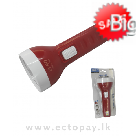 EVRO RECHARABLE TORCH 1.5W  EVT-003